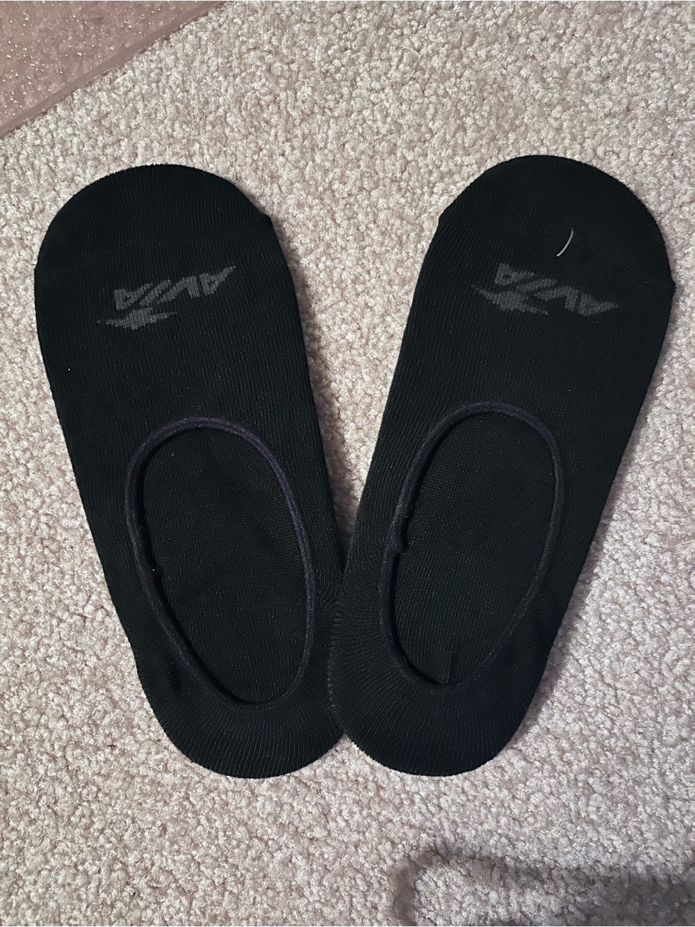 Black No-Show Liner Socks for Men